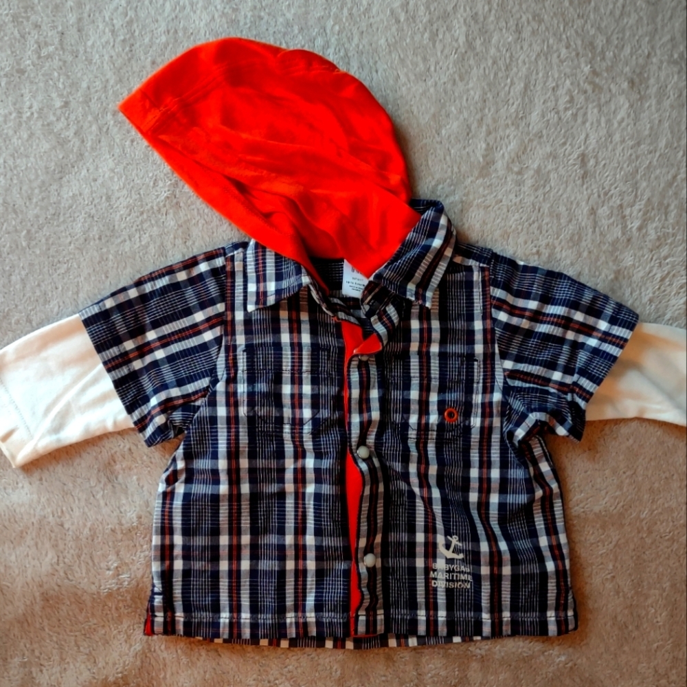 5/$25 Boys Baby Gap Long Sleeve Shirt 3 Month